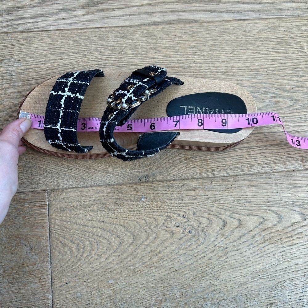 Chanel Tweed Sandals - Picture 10 of 11